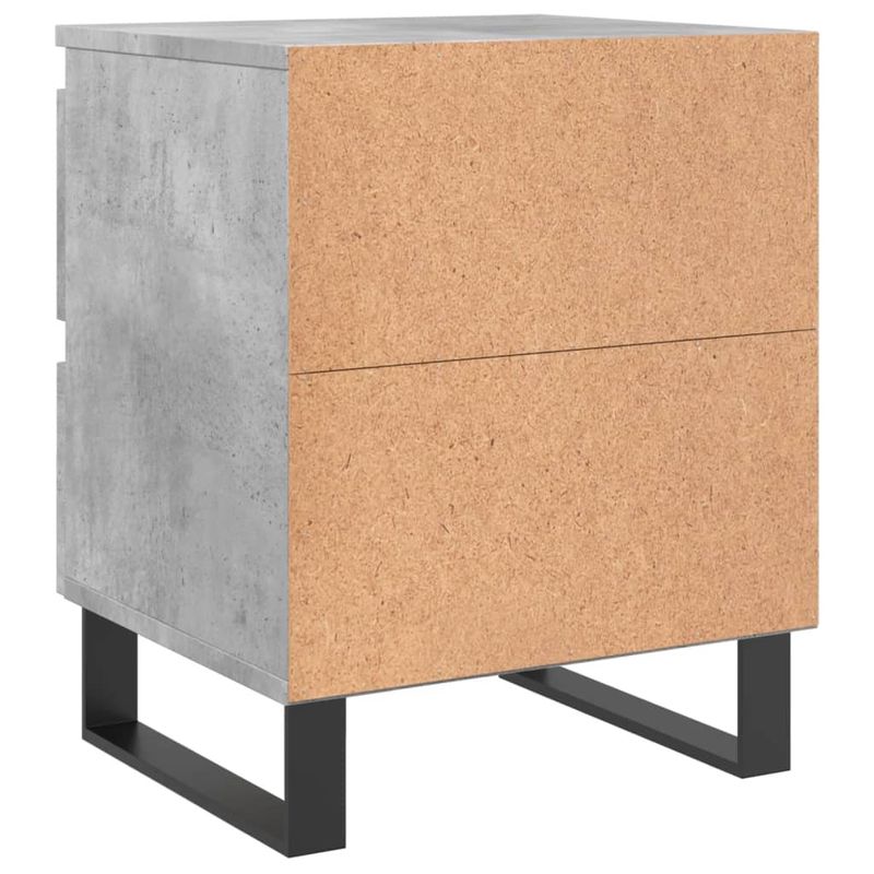 Casa si Gradina - Mobilier - Comode si corpuri - Noptiere - Noptiere, 2 buc., gri beton, 40x35x50 cm, lemn compozit - Infinity.ro