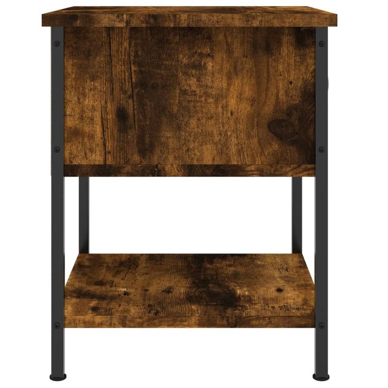 Casa si Gradina - Mobilier - Comode si corpuri - Noptiere - Noptiere, 2 buc., stejar fumuriu, 34x35,5x45 cm, lemn compozit - Infinity.ro