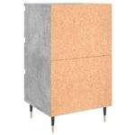 Casa si Gradina - Mobilier - Comode si corpuri - Noptiere - Noptiere, 2 buc., gri beton, 40x35x69 cm, lemn compozit - Infinity.ro