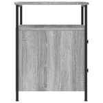Casa si Gradina - Mobilier - Comode si corpuri - Noptiere - Noptiere, 2 buc., gri sonoma, 44x45x60 cm, lemn compozit - Infinity.ro