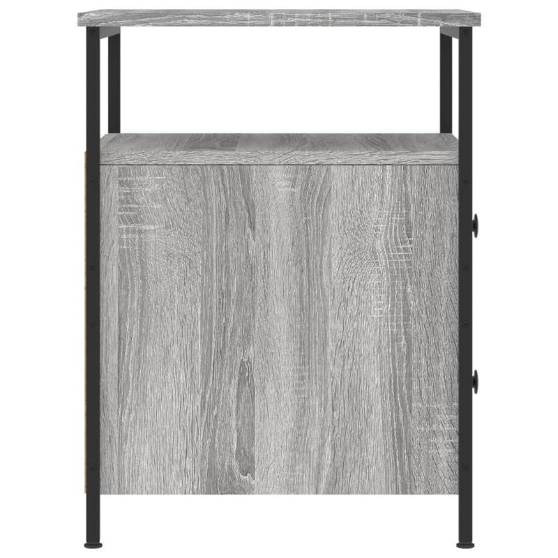 Casa si Gradina - Mobilier - Comode si corpuri - Noptiere - Noptiere, 2 buc., gri sonoma, 44x45x60 cm, lemn compozit - Infinity.ro