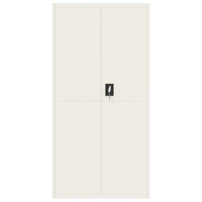 Casa si Gradina - Constructii - Depozitare, transport si protectie - Rafturi, fisete si vestiare - Fiset, alb, 90x40x180 cm, otel - Infinity.ro