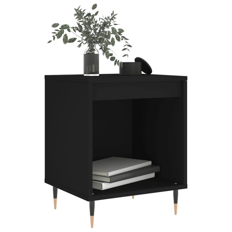 Casa si Gradina - Mobilier - Comode si corpuri - Noptiere - Noptiera, negru, 40x35x50 cm, lemn prelucrat - Infinity.ro
