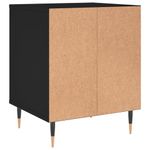 Casa si Gradina - Mobilier - Comode si corpuri - Noptiere - Noptiera, negru, 40x35x50 cm, lemn prelucrat - Infinity.ro