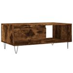 Casa si Gradina - Mobilier - Mese si birouri - Masute de cafea - Masuta de cafea, stejar fumuriu, 90x50x36,5 cm, lemn prelucrat - Infinity.ro
