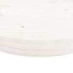 Casa si Gradina - Constructii - Lemn constructii - Placi lemn - Blat de masa rotund, alb, Ø40x3 cm, lemn masiv de pin - Infinity.ro