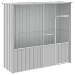 Petshop - Accesorii petshop - Culcusuri si custi - Tarcuri si colivii - Colivie pentru pasari gri 215x78x200 cm otel galvanizat - Infinity.ro
