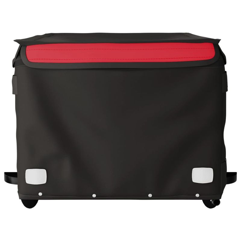 Sport si Outdoor - Ciclism - Accesorii pentru biciclete - Remorci biciclete - Remorca pentru biciclete, negru și rosu, 45 kg, fier, mărime 134x69x59 cm - Infinity.ro