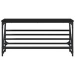 Casa si Gradina - Mobilier - Organizare si depozitare - Organizator incaltaminte - Suport pantofi, negru, 90x30x45 cm, lemn prelucrat - Infinity.ro