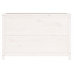 Casa si Gradina - Gradinarit si plante - Plante si ghivece - Ghivece si suporturi - Strat inaltat de gradina, alb, 119,5x40x78 cm, lemn masiv pin - Infinity.ro