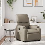 Casa si Gradina - Mobilier - Scaune si fotolii - Fotolii - Fotoliu rabatabil, cappuccino, piele ecologica - Infinity.ro