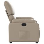 Casa si Gradina - Mobilier - Scaune si fotolii - Fotolii - Fotoliu rabatabil, cappuccino, piele ecologica - Infinity.ro