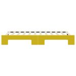 Casa si Gradina - Mobilier - Paturi si accesorii - Paturi - Pat de zi cu extensie, galben, 80x200 cm, catifea - Infinity.ro