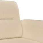 Casa si Gradina - Mobilier - Seturi de mobilier - Seturi living - Set de canapele cu perne, 2 piese, crem, microfibra - Infinity.ro