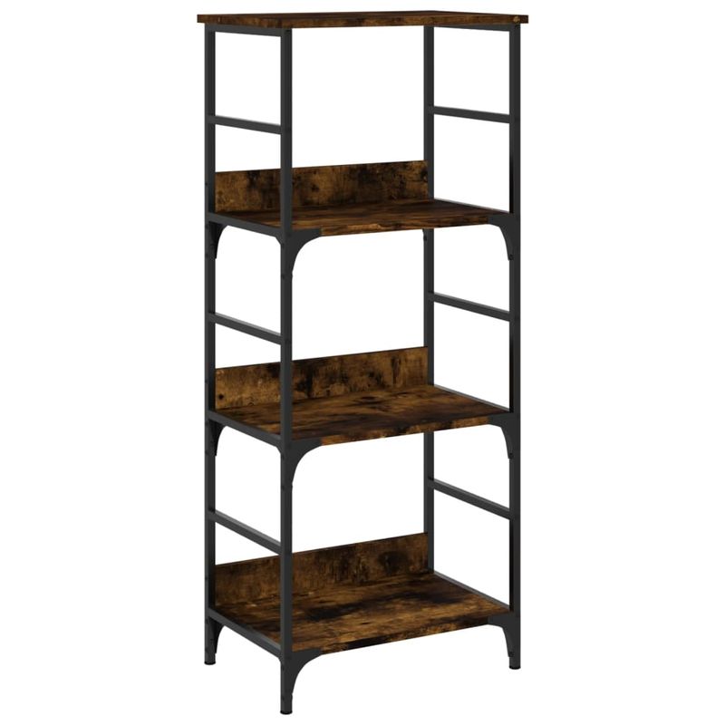 Casa si Gradina - Mobilier - Biblioteci si rafturi - Biblioteci - Raft de carti stejar afumat 50x33x117,5 cm lemn prelucrat - Infinity.ro