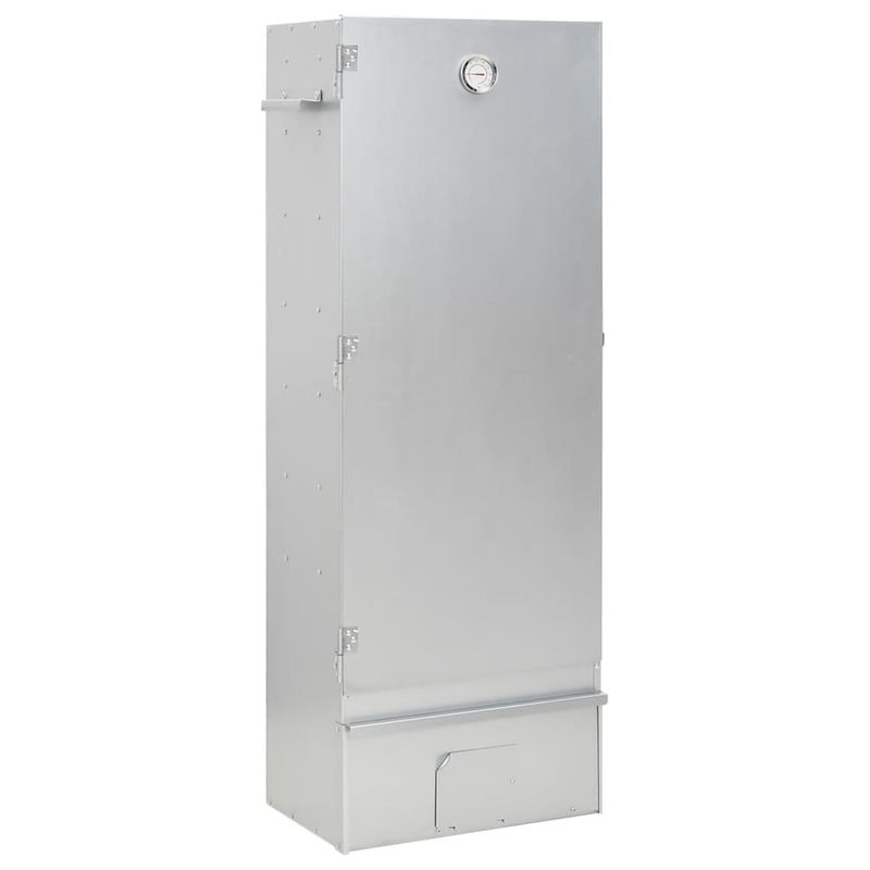 Casa si Gradina - Gradina si terasa - Gratare si accesorii - Gratare de gradina - Afumatoare cuptor/gratar, generator fum rece, otel galvanizat, mărime 44.5x29x110 cm (27x27x4.5 cm), model fără fereastră - Infinity.ro