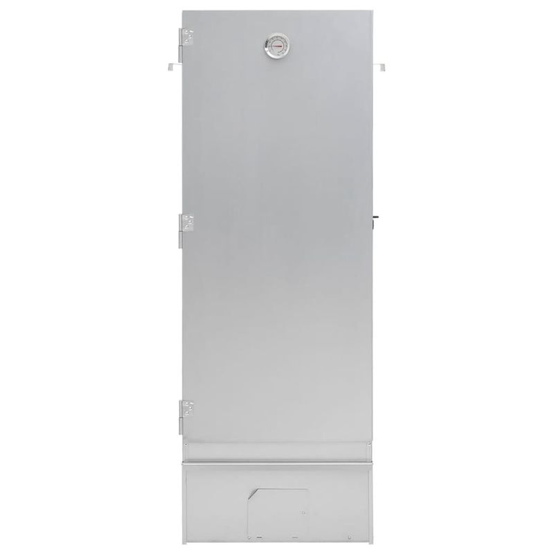 Casa si Gradina - Gradina si terasa - Gratare si accesorii - Gratare de gradina - Afumatoare cuptor/gratar, generator fum rece, otel galvanizat, mărime 44.5x29x110 cm (27x27x4.5 cm), model fără fereastră - Infinity.ro