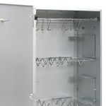 Casa si Gradina - Gradina si terasa - Gratare si accesorii - Gratare de gradina - Afumatoare cuptor/gratar, generator fum rece, otel galvanizat, mărime 44.5x29x110 cm (27x27x4.5 cm), model fără fereastră - Infinity.ro