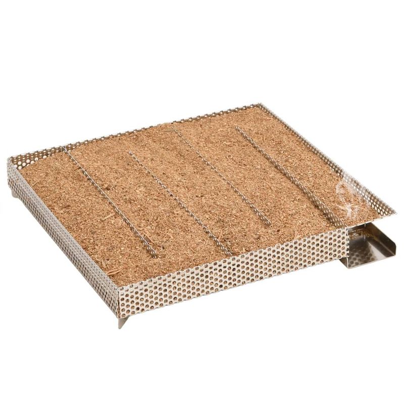 Casa si Gradina - Gradina si terasa - Gratare si accesorii - Gratare de gradina - Afumatoare cuptor/gratar, generator fum rece, otel galvanizat, mărime 44.5x29x110 cm (27x27x4.5 cm), model fără fereastră - Infinity.ro