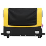 Sport si Outdoor - Ciclism - Accesorii pentru biciclete - Remorci biciclete - Remorca pentru biciclete, negru și galben, 45 kg, fier, mărime 137x69x59 cm - Infinity.ro