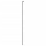 Casa si Gradina - Constructii - Usi interior, exterior si garaj - Usi garaj - Usa glisanta, negru, 76x205 cm, sticla securizata si aluminiu - Infinity.ro