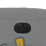 Ingrijire personala si Cosmetice - Sanatate si wellness - Articole wellness - Fotolii de masaj - Fotoliu electric masaj rabatabil cu ridicare, gri inchis textil - Infinity.ro