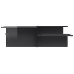 Casa si Gradina - Mobilier - Mese si birouri - Masute de cafea - Masute de cafea, 2 buc., gri extralucios, lemn prelucrat - Infinity.ro