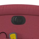 Ingrijire personala si Cosmetice - Sanatate si wellness - Articole wellness - Fotolii de masaj - Fotoliu electric de masaj rabatabil, rosu vin, textil - Infinity.ro