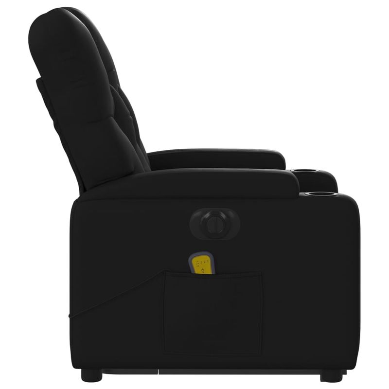 Ingrijire personala si Cosmetice - Sanatate si wellness - Articole wellness - Fotolii de masaj - Fotoliu electric masaj rabatabil cu ridicare, negru - Infinity.ro