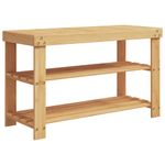 Casa si Gradina - Mobilier - Organizare si depozitare - Organizator incaltaminte - Suport de pantofi cu 3 niveluri, 70x27,5x45 cm, bambus - Infinity.ro