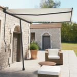 Casa si Gradina - Gradina si terasa - Umbrele si pavilioane - Umbrele - Set stalp pentru copertina, antracit, 300x245 cm, fier - Infinity.ro