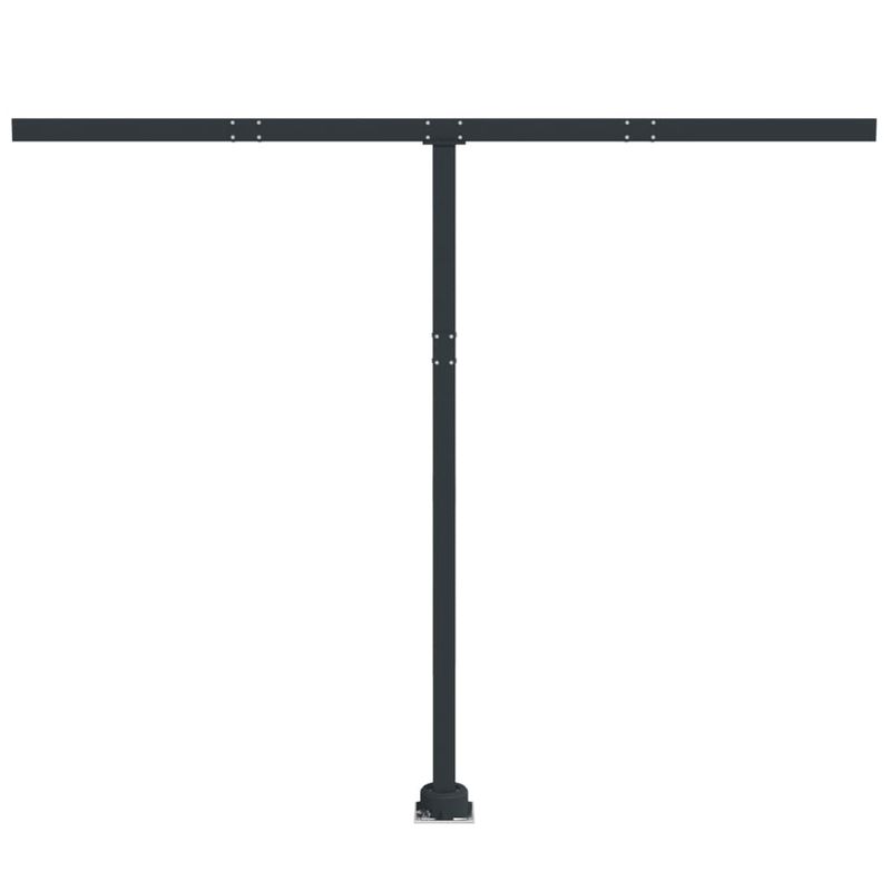 Casa si Gradina - Gradina si terasa - Umbrele si pavilioane - Umbrele - Set stalp pentru copertina, antracit, 300x245 cm, fier - Infinity.ro