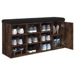 Casa si Gradina - Mobilier - Organizare si depozitare - Bancute - Banca de pantofi, stejar fumuriu, 102x32x50 cm, lemn prelucrat, - Infinity.ro