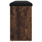 Casa si Gradina - Mobilier - Organizare si depozitare - Bancute - Banca de pantofi, stejar fumuriu, 102x32x50 cm, lemn prelucrat, - Infinity.ro