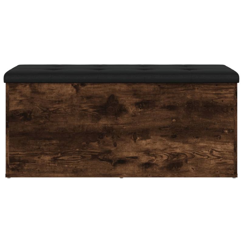 Casa si Gradina - Mobilier - Canapele si coltare - Banchete - Banca de depozitare, stejar fumuriu, 102x42x45cm lemn prelucrat - Infinity.ro