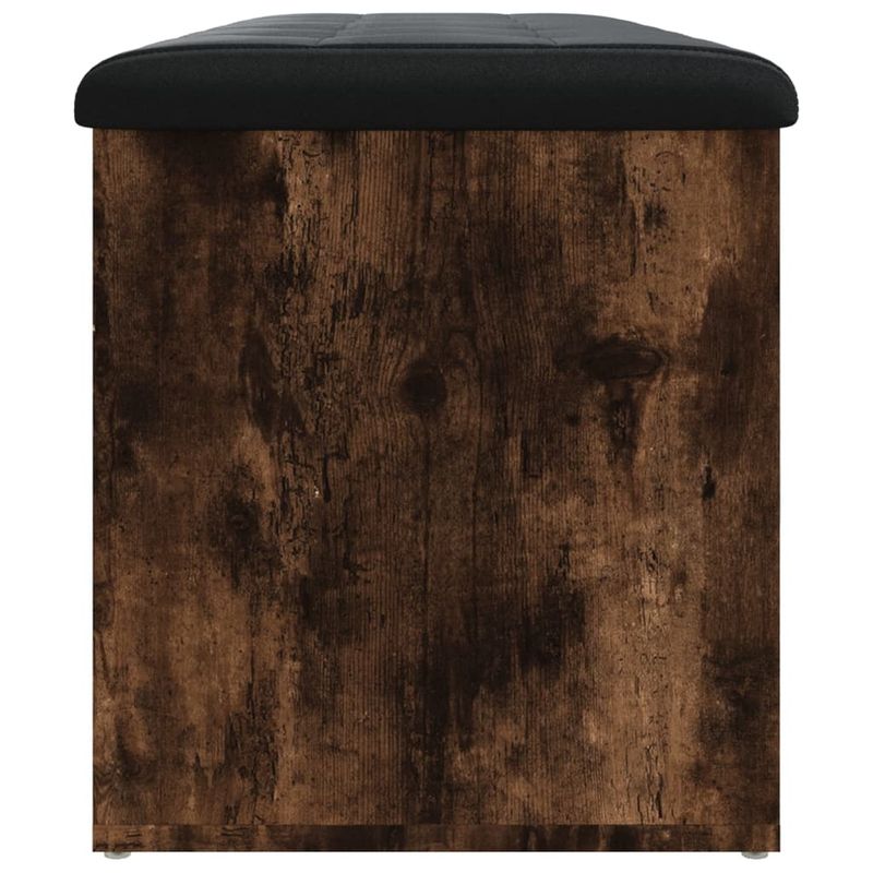 Casa si Gradina - Mobilier - Canapele si coltare - Banchete - Banca de depozitare, stejar fumuriu, 102x42x45cm lemn prelucrat - Infinity.ro