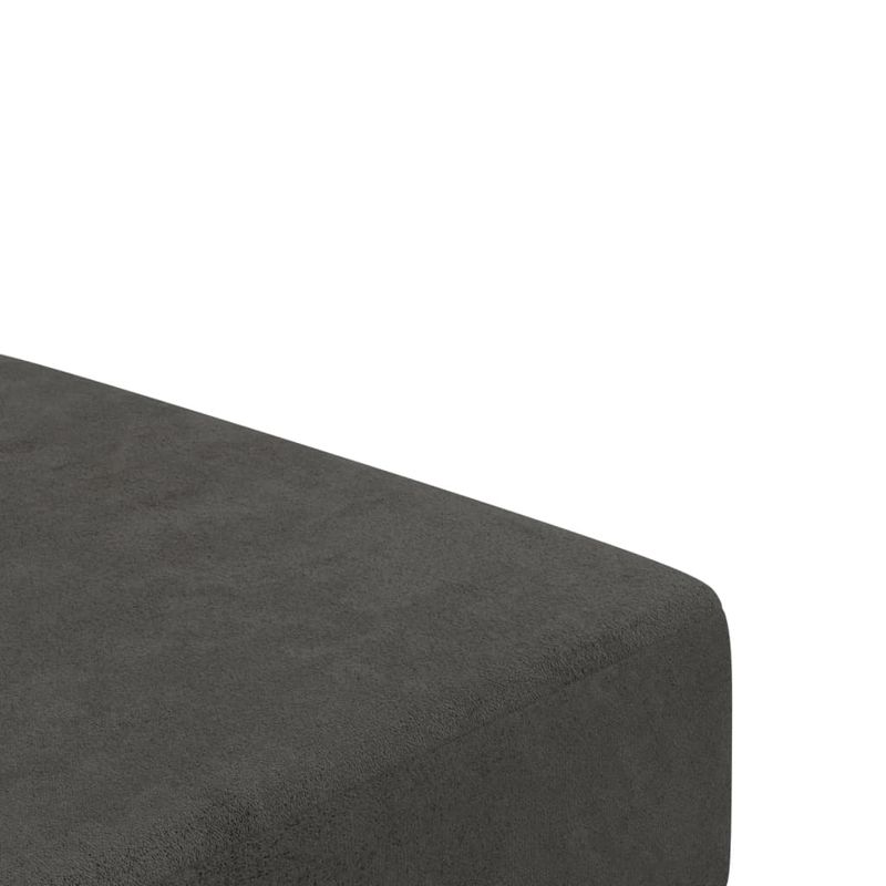 Casa si Gradina - Mobilier - Canapele si coltare - Canapele - Canapea extensibila cu 2 locuri, gri inchis, catifea - Infinity.ro