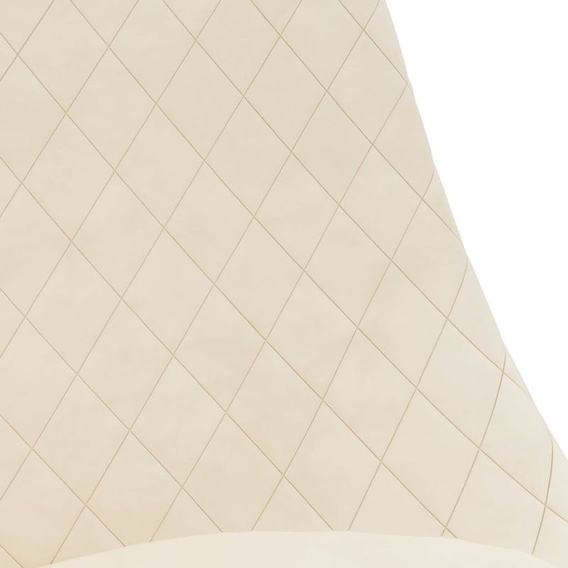Casa si Gradina - Mobilier - Scaune si fotolii - Scaune - Scaune de bucatarie pivotante, 4 buc., crem, catifea - Infinity.ro