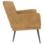 Casa si Gradina - Mobilier - Canapele si coltare - Banchete - Banca, maro, 108x79x79 cm, catifea - Infinity.ro