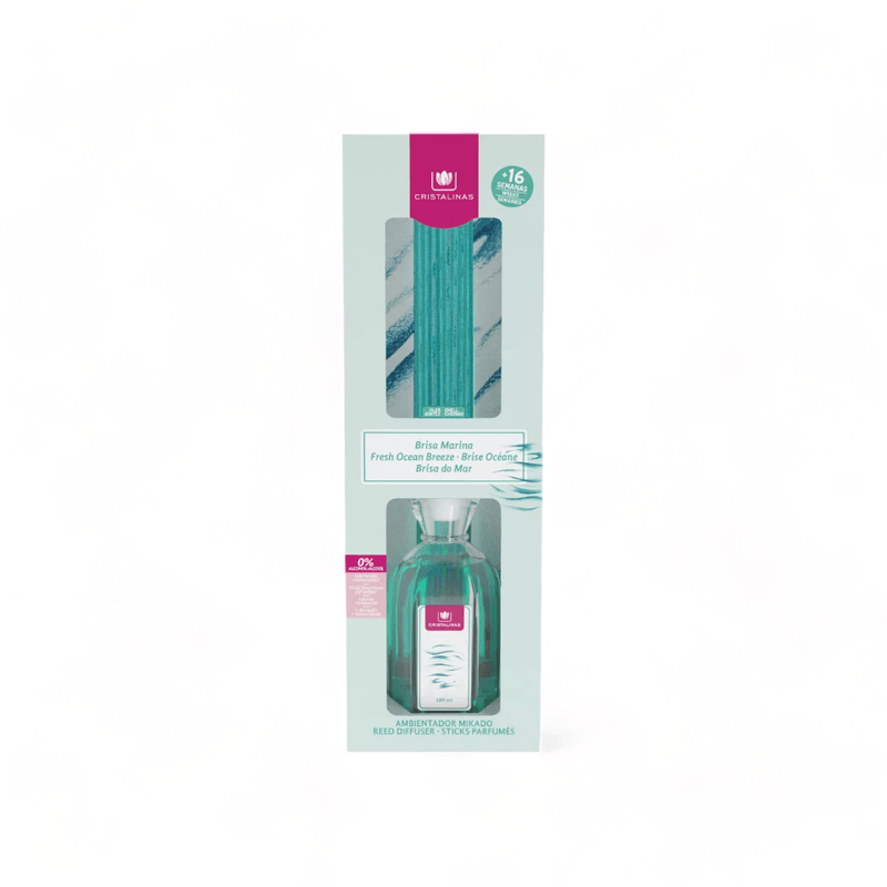 Casa si Gradina - Decoratiuni - Aromaterapie si lumanari - Odorizante camera - Odorizant camera 0% alcool Cristalinas, Briza marina 180 ml - Infinity.ro