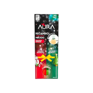 Set 2 odorizante camera 0% alcool Aura, Brad si Navidad, 2 x 30 ml