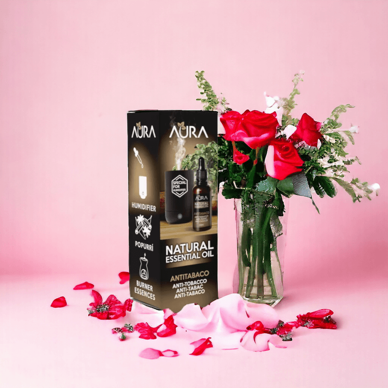 Casa si Gradina - Decoratiuni - Aromaterapie si lumanari - Uleiuri esentiale aromaterapie - Ulei esential aromaterapie Aura, special pentru umidificatoare si difuzoare, Antitabac 25 ml - Infinity.ro