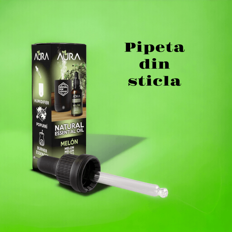 Casa si Gradina - Decoratiuni - Aromaterapie si lumanari - Uleiuri esentiale aromaterapie - Ulei esential aromaterapie Aura, special pentru umidificatoare si difuzoare, Pepene galben 25 ml - Infinity.ro