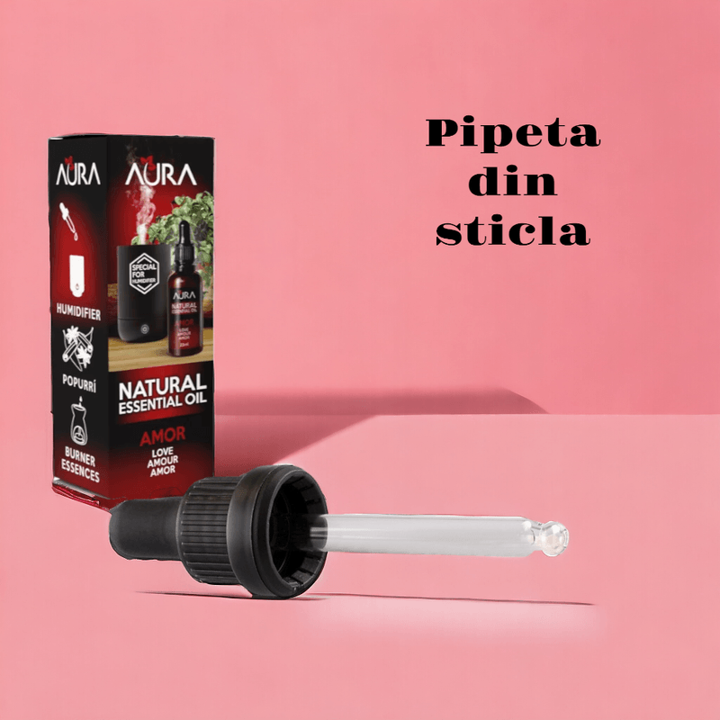 Casa si Gradina - Decoratiuni - Aromaterapie si lumanari - Uleiuri esentiale aromaterapie - Ulei esential aromaterapie Aura, special pentru umidificatoare si difuzoare, Amor 25 ml - Infinity.ro