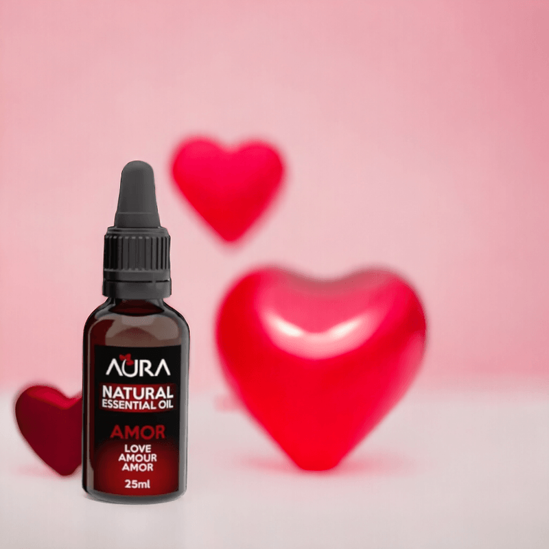 Casa si Gradina - Decoratiuni - Aromaterapie si lumanari - Uleiuri esentiale aromaterapie - Ulei esential aromaterapie Aura, special pentru umidificatoare si difuzoare, Amor 25 ml - Infinity.ro
