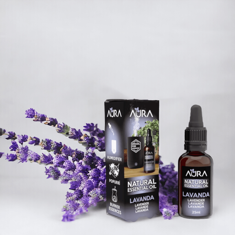 Casa si Gradina - Decoratiuni - Aromaterapie si lumanari - Uleiuri esentiale aromaterapie - Ulei esential aromaterapie Aura, special pentru umidificatoare si difuzoare, Lavanda 25 ml - Infinity.ro