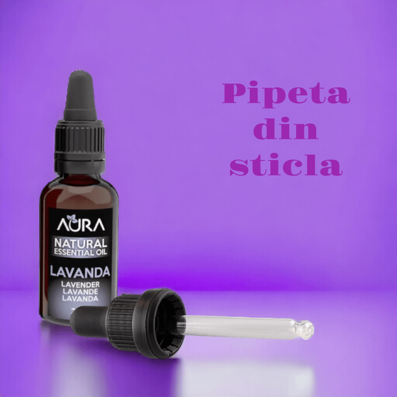 Casa si Gradina - Decoratiuni - Aromaterapie si lumanari - Uleiuri esentiale aromaterapie - Ulei esential aromaterapie Aura, special pentru umidificatoare si difuzoare, Lavanda 25 ml - Infinity.ro