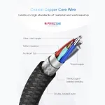 Laptop, Telefoane si Tablete - Telefoane mobile si accesorii - Accesorii Telefoane - Cabluri si adaptoare telefoane - Cablu Date si Incarcare Tip C 100W-240W USB-C 4.0 Emeszon®, Audio Video 8K 4K 60Hz 40 Gbps Type-C x 2, 20V 5A, 1m, negru - Infinity.ro