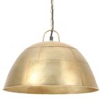 Casa si Gradina - Corpuri si surse de iluminat - Veioze si lampi - Lampi de veghe - Lustra industriala vintage, 25 W, 41 cm, alama, rotund, E27 - Infinity.ro