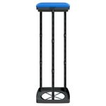 Casa si Gradina - Mobilier - Organizare si depozitare - Cosuri de gunoi - Suporturi saci de gunoi, 2 buc., negru si albastru, 120 L, PP - Infinity.ro